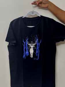 Harry Potter- Patronus Black Tshirt Size:M