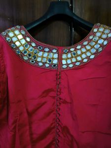 Red Kurta/Gown