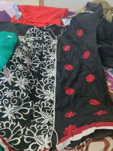 Elegant Embroidered Dress Material unstitched