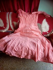 Heavy flared Cancan gown