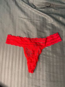 imported Red Lace Thong