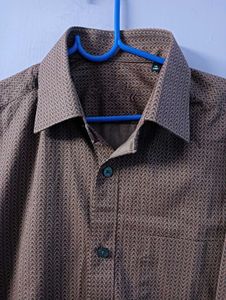 Louis Philippe Patterned Casual Shirt