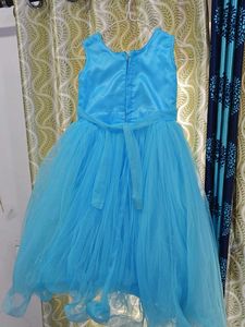 Elegant Elsa Blue Tulle Dress