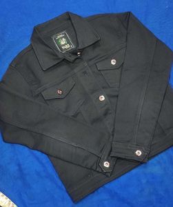 Stylish Black Denim Jacket