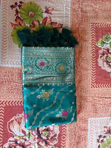 sea green colour saree