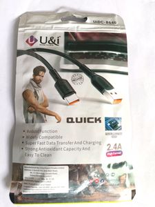 U&amp;i type C data cable 2.5 Amp 1 Meter Best Quality Data Cable