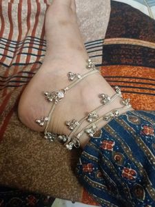 Silver Artificial Anklets