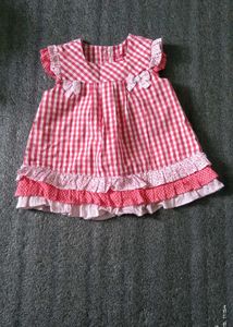 Red Gingham Baby Dress