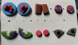 Weightless Handmade Air Dry Clay Earrings