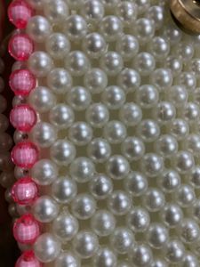 Pearl Beaded Mobile Bag