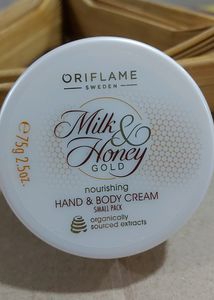 MILK AND HONEY GOLD CREAM  ## ORGANICALLY SOURCED EXTRACTS