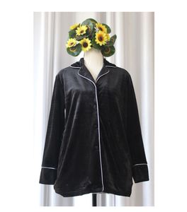 Korean Velvet Pajama Top