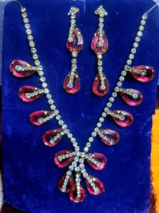 Different Necklace and earrings set