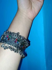 Boho Silver Jingle Bracelet