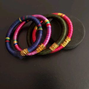 Colorful Thread Bangles