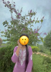 Short Purple Kurti