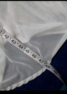 Beautiful White Stone Belt Dress