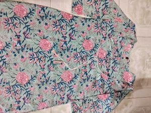 Mint Green Kurta Pant Coord Set