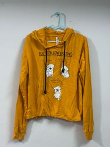 Cute Pug Print Hoodie