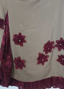 Elegant Floral Skirt