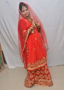 Red Velvet Saree