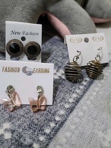 Assorted Earrings - 5 Pairs