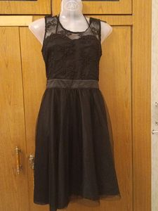 Black Partywear Dress For Women