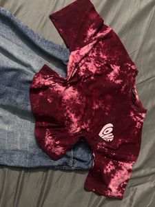 Tie-Dye Cropped T-Shirt