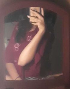 Maroon Print Blouse with Buckle