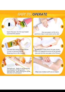 Waxing Kit With Wax, Strips And Heater