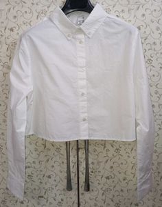 White Crop Shirt