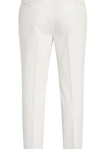 mens white  colour formal pant