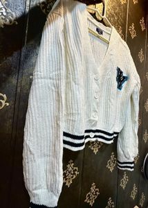 Stylish Cropped Cardigan Sweater🌸🦋