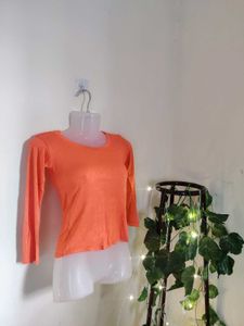 Trendy Women Full Sleeves Orange top🫶🏻✨