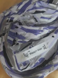 Abstract Print Blouse