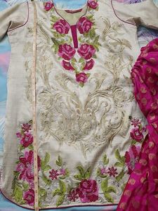 Elegant Embroidered Kurta Set