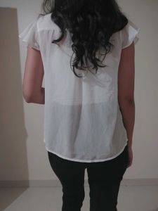 White Sheer Top
