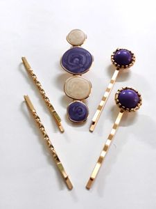 Trendy hair clips -set of 5 ( Brand new)
