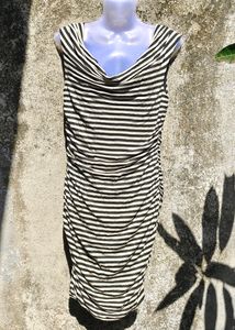 9E. BLACK AND NUDE SEXY BODYCON