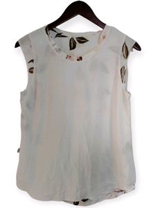R&amp;Co Sheer Floral Sleeveless Top (Woman)