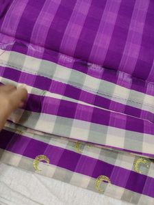 Purple Saree