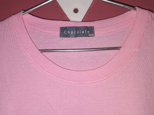 Pink Sequined T-shirt.Used only once.
