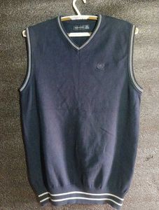 Chaps Navy Sweater Vest - Men's