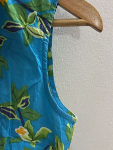 Floral Sleeveless Shirt