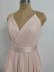 Ruffle Halter Gown