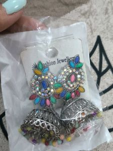 Jhumka For Navratri Outfit