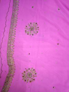 Full diamond work saree