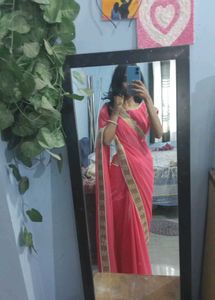 Pink Saree