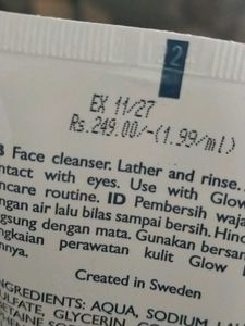 Oriflame Face Wash