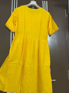 Elegant Yellow Kurti